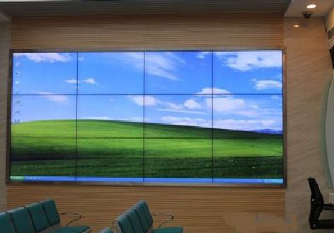 岐山液晶拼接屏的另类用法。