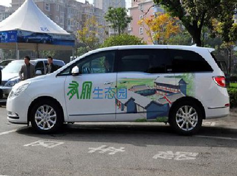 岐山户外车贴喷绘如何保持效果?